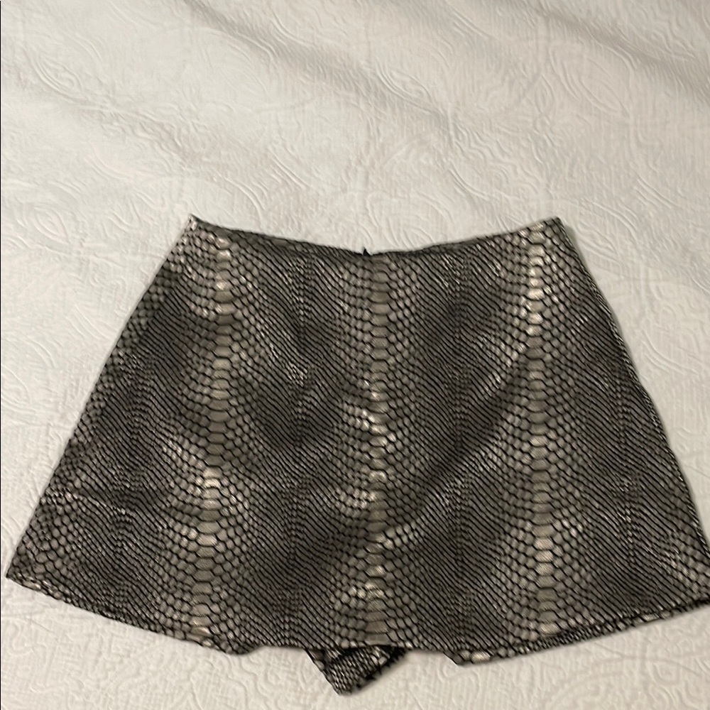 Snake Print Women's Skort